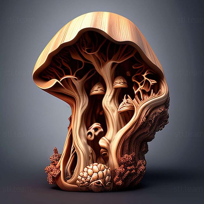 3D модель Горирезина грибовидная (STL)